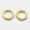 Alloy Soldered Closed Jump Rings X-PALLOY-P119-04-2
