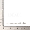 Rack Plating Brass Curb Chain Extender KK-Q807-10P-4