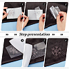 Snowflake Pattern Hotfix Rhinestones DIY-WH0430-205E-4