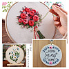 Plastic Imitation Bamboo Cross Stitch Embroidery Hoops TOOL-TADJ0001-03E-6