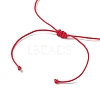 5Pcs 5 Styles Adjustable Electroplate Glass Braided Bead Bracelet Sets BJEW-JB10380-5