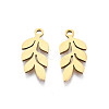 Ion Plating(IP) 201 Stainless Steel Pendants STAS-T044-285G-2