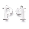 Tarnish Resistant 304 Stainless Steel Charms STAS-H112-P-P-2
