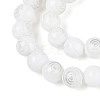 Handmade Millefiori Glass Round Beads Strands LK-R004-93E-3