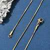 304 Stainless Steel Snake Chains Necklaces X-STAS-F094-24G-1