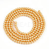 Baking Paint Pearlized Glass Pearl Bead Strands HY-N002-2mm-A08-3