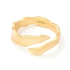 925 Sterling Silver Matte Cuff Ring RJEW-Z011-01G-1