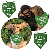 Cotton Dog's Kerchief AJEW-WH0503-041-5