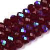 Electroplate Glass Beads Strands EGLA-A034-T10mm-L21-1