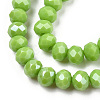 Electroplate Glass Beads Strands EGLA-A034-P8mm-A28-3