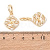 Brass Micro Pave Cubic Zirconia Peg Bails KK-A279-06G-3