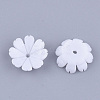 Opaque Resin Bead Caps X-RESI-T040-032-2