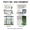 PVC Quotes Wall Sticker DIY-WH0200-003-4