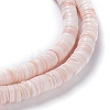 Natural Pink Shell Beads Strands BSHE-I016-03-3