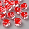 Transparent Enamel Acrylic Beads TACR-S155-004F-1