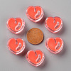 Transparent Enamel Acrylic Beads TACR-S155-004A-3