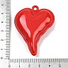 Opaque Acrylic Big Pendants OACR-B036-17C-3