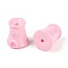 Spray Painting Opaque Acrylic Beads MACR-K357-10B-01-2