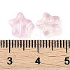 Transparent Spray Painted Frosted Glass Beads X2-GLAA-NH0003-01C-3