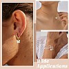 50Pcs Transparent Acrylic with ABS Plastic Pearl Charms PALLOY-CJ00181-7