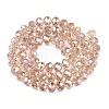 Electroplate Glass Beads Strands X-EGLA-A044-T8mm-B20-3