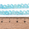 Electroplate Crackle Imitation Jade Glass Beads Strands LS-EGLA-Q131-02B-04-4