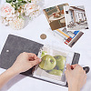 5 Inch PU Leather Cover Garden Seed Storage Organizer 2-Ring Binder Album AJEW-SP0004-72B-3