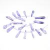 Electroplated Natural Quartz Crystal Beads Strands G-G890-B-02-2