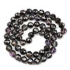 Transparent Electroplate Glass Beads Strands EGLA-N002-34C-B18-2