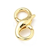 Brass Double Opening Lobster Claw Clasps KK-G416-53G-1