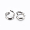 Tarnish Resistant 304 Stainless Steel Open Jump Rings STAS-H437-7x0.7mm-2