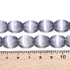 Dyed Natural Selenite Beads Strands G-T138-232B-4