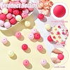 Rubberized Style Opaque Acrylic Beads MACR-CJC0009-02E-3