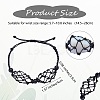 Adjustable Braided Nylon Cord Macrame Pouch Bracelet Making AJEW-SW00013-15-2