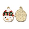 Alloy Enamel Pendants ENAM-Z001-02G-B-1