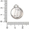 12 Constellations 304 Stainless Steel Pendants STAS-F354-01P-04-3