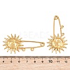 Sun 304 Stainless Steel Safety Pins Brooch Findings SA-CBA098D-13B-G-3