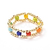 Glass Seed Beads Rings for Teen Girl Women X1-RJEW-TA00009-4