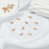 20Pcs Alloy Pendants ZIRC-LP0001-11KCG-1