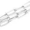 304 Stainless Steel Paperclip Chains CHS-H031-02P-1