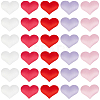 500Pcs 5 Colors Polyester Sponge Heart Shaped Confetti for Party Decoration DIY-CY0003-21A-7