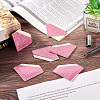 Glitter Imitation Leather Book Corner Protectors AJEW-TAC0038-03C-7