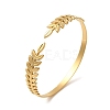 304 Stainless Steel Cuff Bangles LS-BJEW-Z022-01G-1