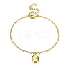 Trendy Brass Charm Bracelets BJEW-BB32133-1