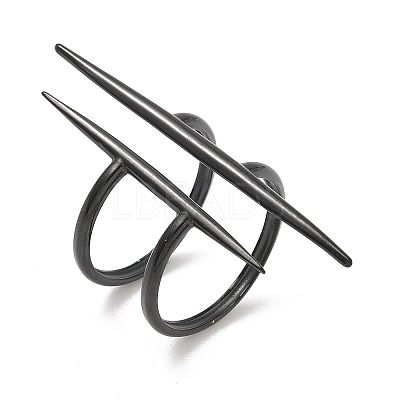 304 Stainless Steel Cuff Open Rings RJEW-D338-02G-EB-1