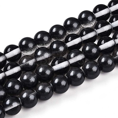Baking Paint Transparent Glass Beads X1-DGLA-N011-8mm-10-1