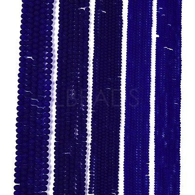 Transparent Glass Beads Strands EGLA-A044-T8mm-MD06-1