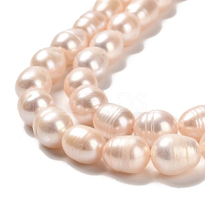 Natural Cultured Freshwater Pearl Beads Strands PEAR-E016-121-1
