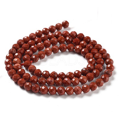 Natural Red Jasper Beads Strands G-J400-E15-02-1