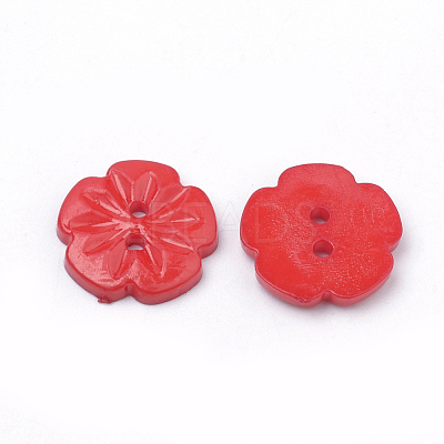 2-Hole Acrylic Buttons X-BUTT-Q037-08-1